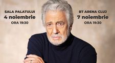 Concertele din România ale tenorului Placido Domingo au fost reprogramate: 4 Noiembrie – București şi 7 Noiembrie Cluj-Napoca