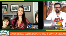VIDEO Anca Serea, sleită de puteri cu 6 copii în autoizolare