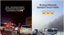 Clipe de coșmar pe autostrăzile Europei: românii din Germania, blocați ore întregi în drum spre casă, de sărbători