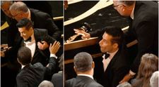 Oscar 2019: După ce a luat Oscarul pentru cel mai bun actor, Rami Malek a căzut de pe scenă