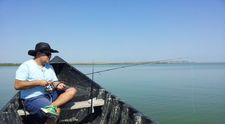 Mihai Bobonete, pescar de Delta in vacanta