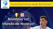 PRO TV transmite luni, 14 octombrie, meciul contra Irlandei de Nord