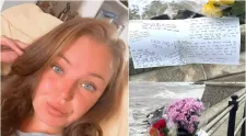 Omagiul pe care doi copii l-au lăsat în locul în care mama lor a murit. Tânăra s-a înecat pe o plajă. Avea doar 32 de ani: „Mămica mea frumoasă, te iubesc enorm”