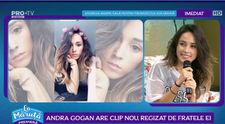 VIDEO Andra Gogan are clip nou, regizat de fratele ei