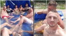 Și-au făcut piscină într-o remorcă și au plecat cu ea prin sat. Ce s-a întâmplat când i-a văzut Poliția