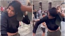Vacanță în Florența transformată în coșmar! Scandal monstru în Piața San Lorenzo, după ce o femeie a fost acuzată de furt VIDEO