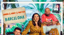 Andra, Dony şi Matteo își așteaptă fanii la poarta „online” și lansează „Barcelona”