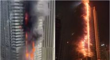 O clădire din Dubai a luat foc în toiul nopții! Mii de oameni au fugit de flăcări, speriați că ar putea să își piardă viața. Momentul izbucnirii incendiului a fost filmat. VIDEO