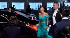Carmen Iohannis, într-o rochie de Oscar la banchetul imperial din Japonia
