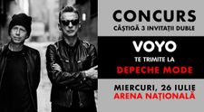 VOYO te trimite la concertul Depeche Mode de la București. Ce trebuie să faci pentru a câștiga invitațiile