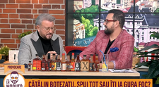 Cătălin Botezatu a acceptat provocarea sosurilor picante