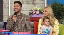 Jorge alături de familie în platoul Vorbește Lumea