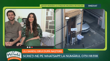 Lili Sandu, griji după naștere. Vedeta a apărut în direct La Măruță alături de Silviu Țolu
