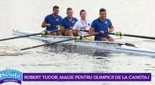 VIDEO Robert Tudor, surpriză magică pentru olimpicii de la canotaj