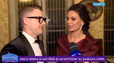 VIDEO Anca Serea și Adi Sînă și-au botezat al șaselea copil
