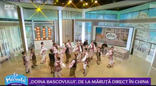 VIDEO Ansamblul Doina Bascovului cucerește China