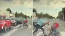 Imaginile durerii! Camera de bord a șoferului teribilist a înregistrat momentul în care mama și fetița au fost lovite mortal pe trecerea de pietoni. VIDEO