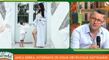 Adi Sînă, îngrjorat pentru sănătatea soției sale. Anca a ajuns pentru a doua oară la spital