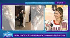 VIDEO Laura Lungu și Bogdan, poveste de iubire inedită