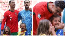 Clipul care a cucerit internetul! Reacția incredibilă a unei fetițe de la Euro 2024 după ce l-a atins pe Cristiano Ronaldo