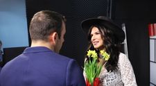 Monica Barladeanu a avut parte de o supriza de proportii de Martisor!