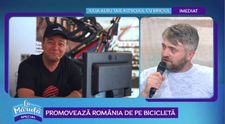 VIDEO Alin Panc și Văru' Săndel promovează România de pe bicicletă