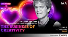 Sir John Hegarty, în Conferință Live la IAA „The Business of Creativity”