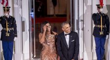 Michelle Obama a impresionat la ultimul dineu de stat de la Casa Alba. Cat de frumoasa e sotia lui Barack Obama