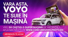 Câștigă cu VOYO mașina visurilor tale! Fă-ți acum un abonament și sporește-ți șansele de câștig!