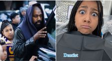 Așa tată, așa fiică! După ce Kanye West și-a scos toți dinții și și-a pus plăci de titan, North West și-a „îmbrăcat” dantura în diamante