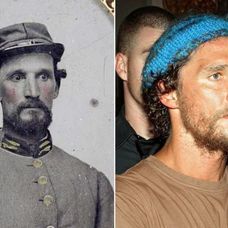 O poza care dateaza din perioada Razboiului Civil a starnit controverse pentru ca barbatul din poza seamana foarte mult cu Matthew McConaughey.