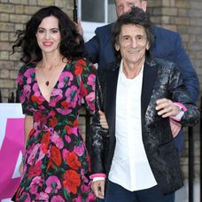Ronnie Wood și soția lui, Sally. FOTO: Getty Images