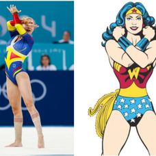 echipa nationala gimnastica costume