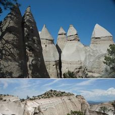 4. Kasha Katuwe Tent Rocks (New Mexico, SUA)