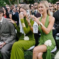 love story in every detail.Alana Hadid’s wedding brought together the Hadid family in the most b (1)