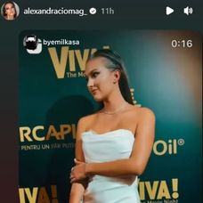Alexandra Ciomag la petrecerea VIVA