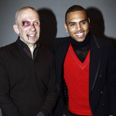 Chris Brown si Jean Paul Gaultier