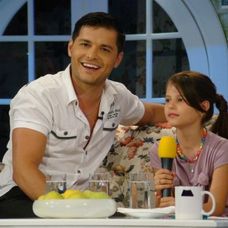 Liviu Varciu si fiica lui