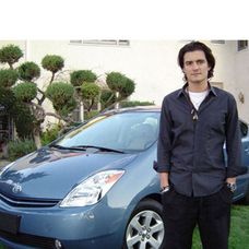 Orlando Bloom si masina lui ecologica, Toyota Prius