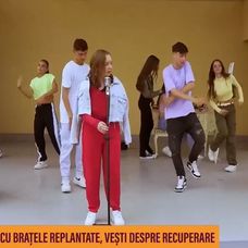 Alexia, tânăra cu brațele replantate din Botoșani 