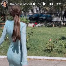 Theo Rose nașă de cununie și de botez