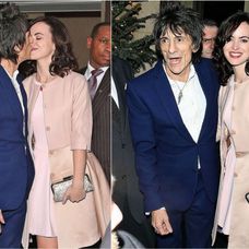 Ronnie Wood și soția lui, Sally. FOTO: Getty Images