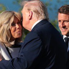 brigitte macron trump