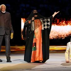 Campionatului Mondial de Fotbal din Qatar. Deschiderea oficială cu Morgan Freeman și Ghanim Al Muftah. 