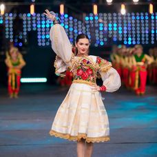 Miss World România @alexandra.beatrice shining on the big stage of @missworld   Traditional costume by @victoria_sava (1)