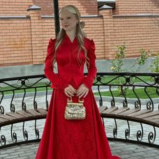 Собирала на свадьбу брата  прекрасную свою ученицу Амину❤️Платье от @amilors_evening 🌹 (1)