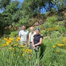 HM Tsar Simeon and HRH Princess Kalina  visited the botanical garden “BORICA” near SofiaThe Tsar
