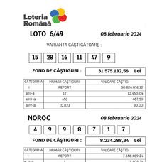 loto 7 februarie 1
