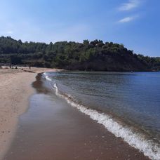 San Antonio Beach, Thassos, Grecia 
