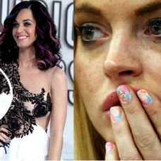Katy Perry si Pindsay Lohan